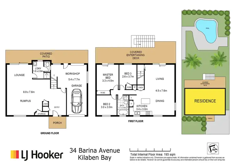 Floorplan of Homely house listing, 34 Barina Avenue, Kilaben Bay NSW 2283