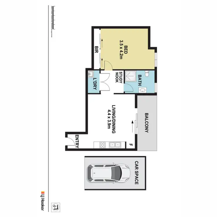 Floorplan of Homely apartment listing, 1408/5 Second Avenue, Blacktown NSW 2148