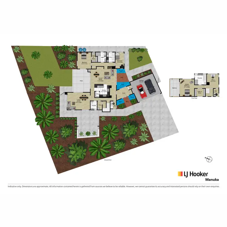 Floorplan of Homely house listing, 79 National Circuit, Deakin ACT 2600