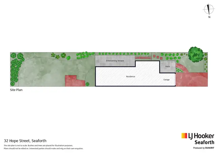 Floorplan of Homely semi-detached listing, 32 Hope Street, Seaforth NSW 2092