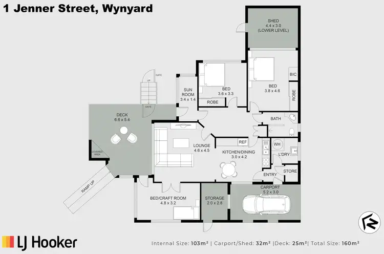 Floorplan of Homely house listing, 1 Jenner Street, Wynyard TAS 7325