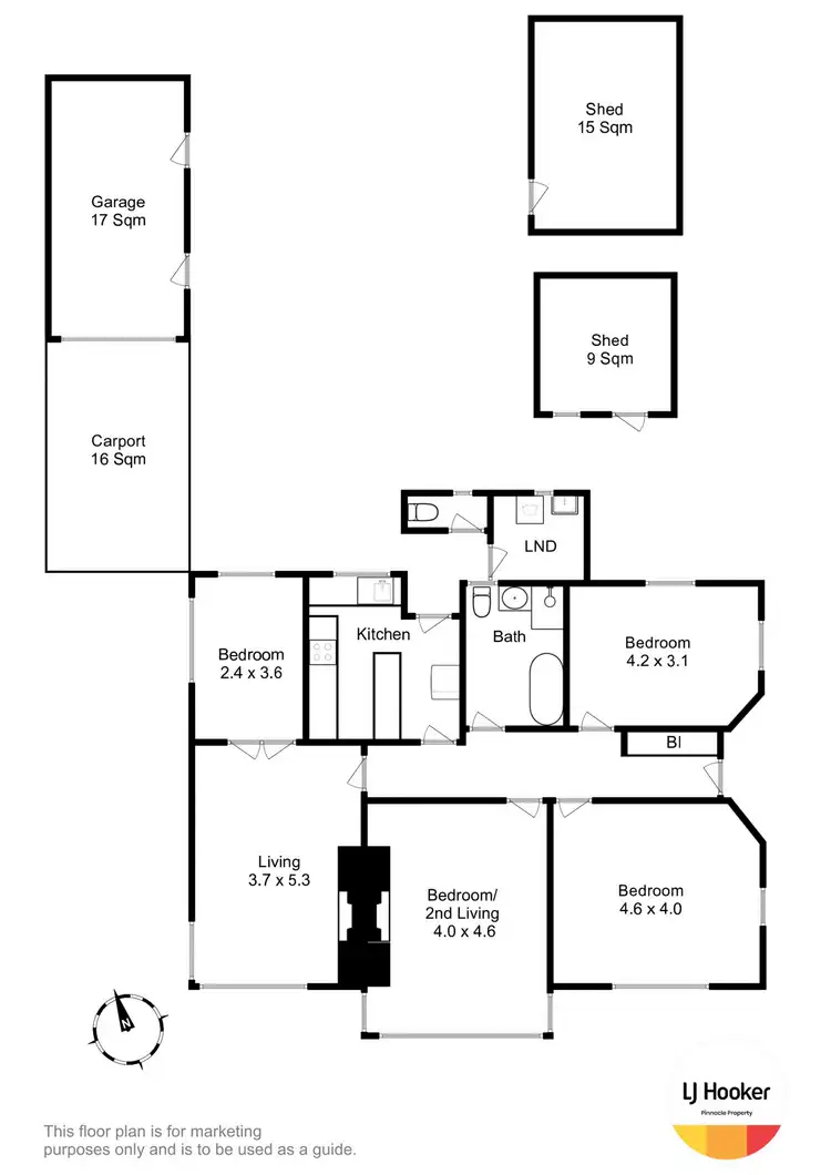 Floorplan of Homely house listing, 73 Grove Road, Glenorchy TAS 7010