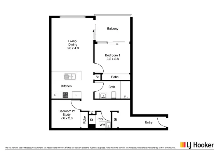 Floorplan of Homely apartment listing, Address available on request