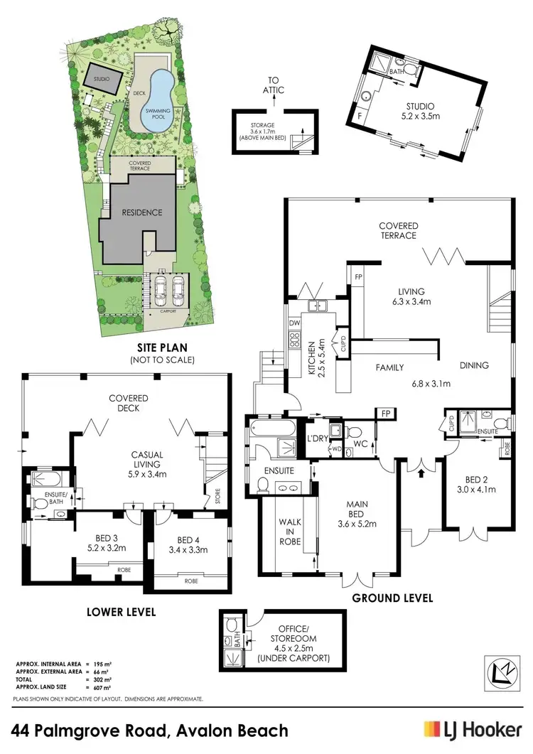 Floorplan of Homely house listing, 44 Palmgrove Road, Avalon Beach NSW 2107