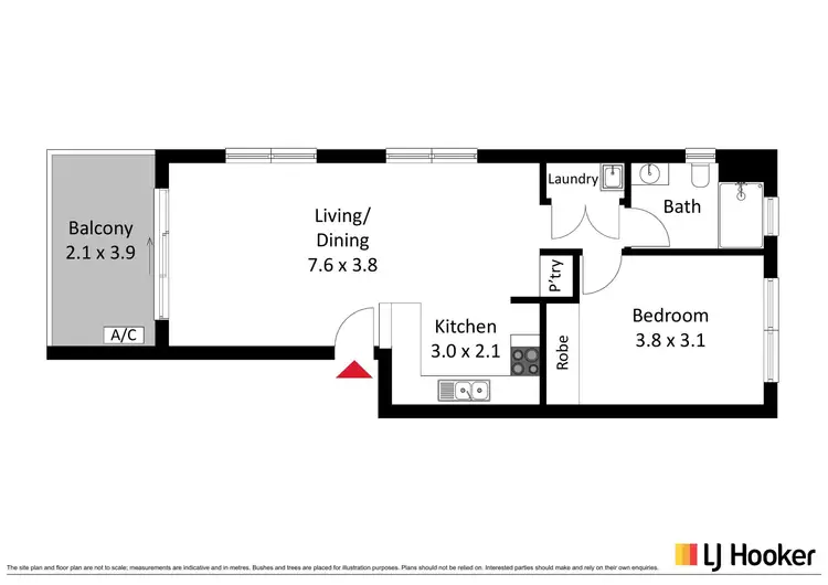 Floorplan of Homely apartment listing, 52/75 Elizabeth Jolley Crescent, Franklin ACT 2913