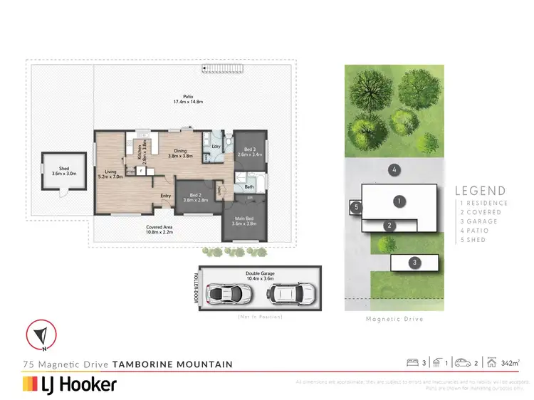 Floorplan of Homely house listing, 75 Magnetic Drive, Tamborine Mountain QLD 4272