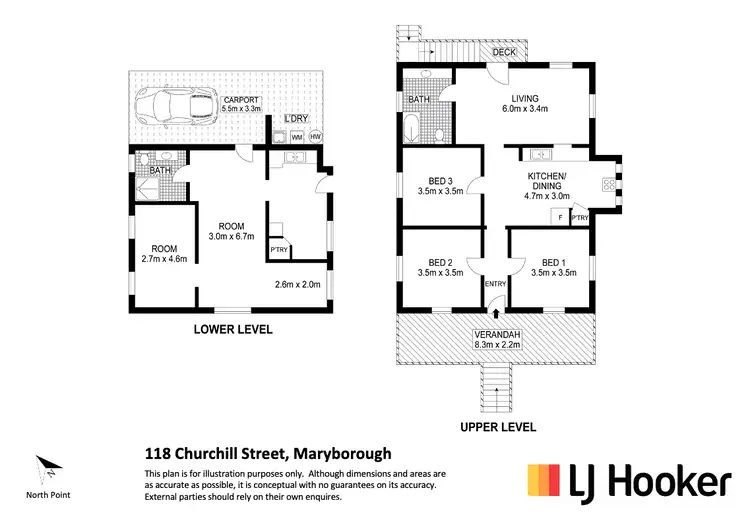 Floorplan of Homely house listing, 118 Churchill Street, Maryborough QLD 4650