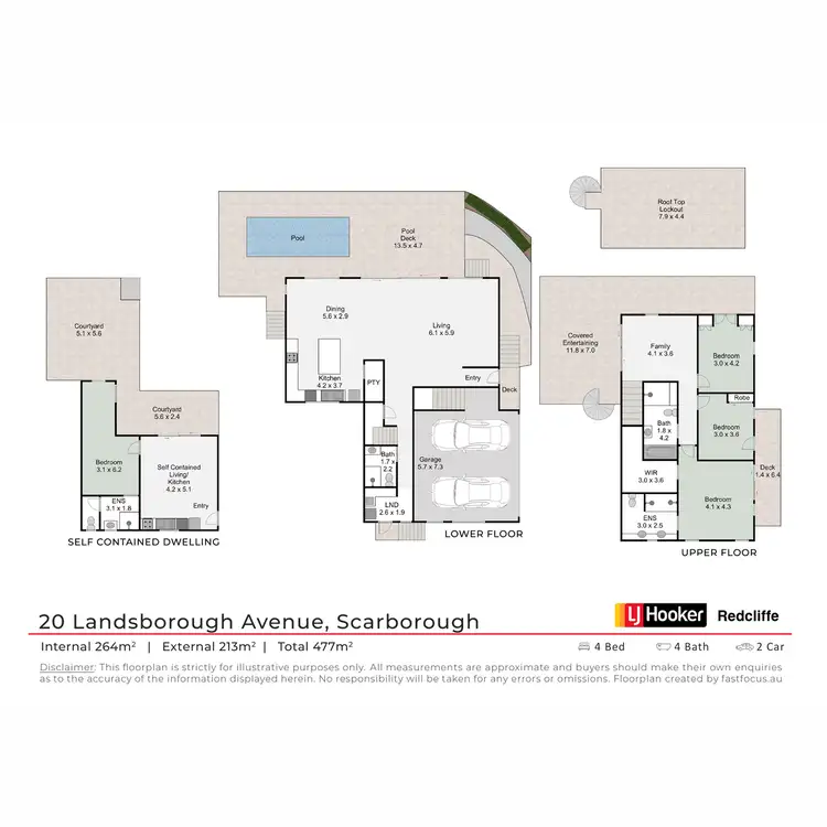 Floorplan of Homely house listing, 20 Landsborough Avenue, Scarborough QLD 4020