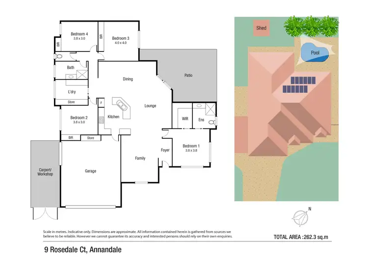 Floorplan of Homely house listing, 9 Rosedale Court, Annandale QLD 4814