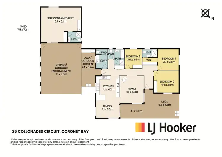 Floorplan of Homely house listing, 25 Colonnades Circuit, Coronet Bay VIC 3984