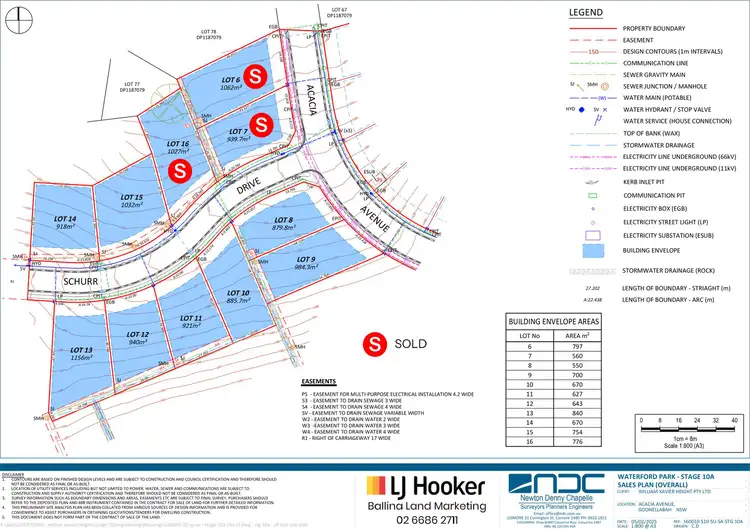 Floorplan of Homely land listing, Waterford Park Estate (Stage 10a), Goonellabah NSW 2480