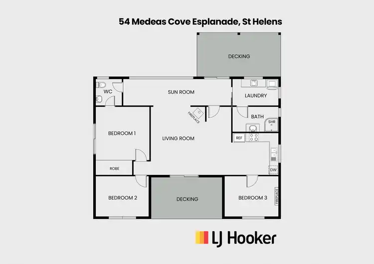 Floorplan of Homely house listing, 54 Medeas Cove Esplanade, St Helens TAS 7216
