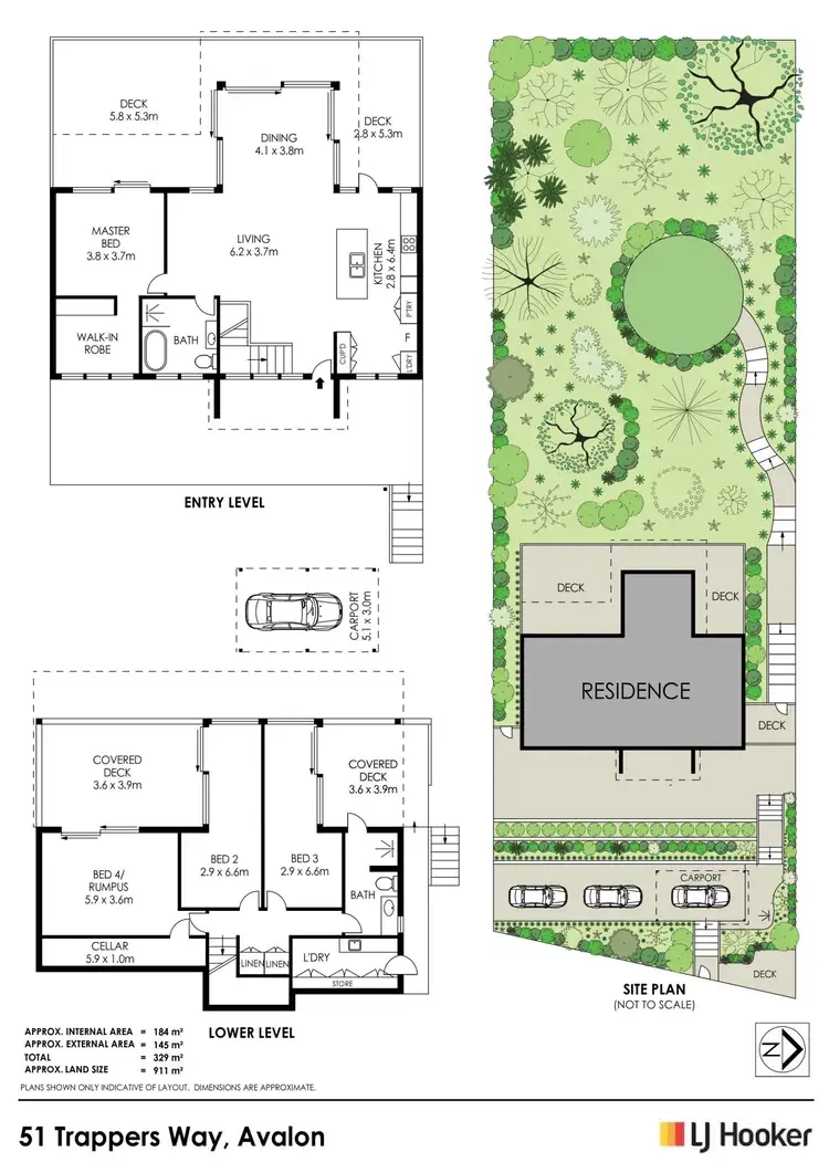 Floorplan of Homely house listing, 51 Trappers Way, Avalon Beach NSW 2107