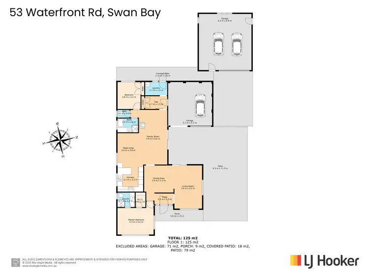 Floorplan of Homely house listing, 53 Waterfront Road, Swan Bay NSW 2324