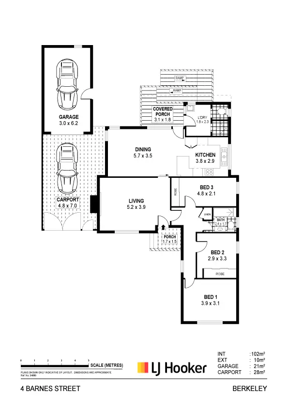Floorplan of Homely house listing, 4 Barnes Street, Berkeley NSW 2506