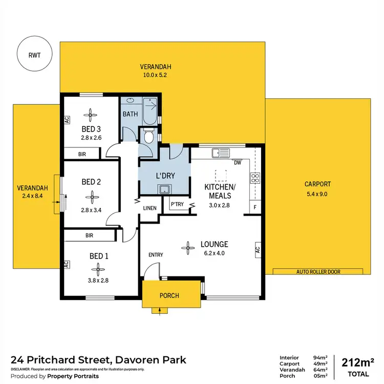 Floorplan of Homely house listing, 24 Pritchard Street, Davoren Park SA 5113