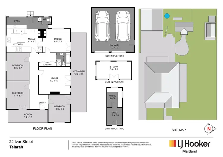 Floorplan of Homely house listing, 22 Ivor Street, Telarah NSW 2320