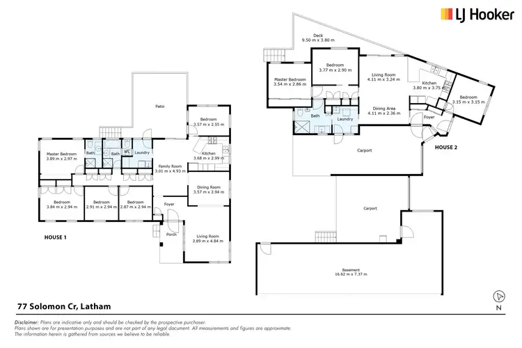 Floorplan of Homely house listing, 77 Solomon Crescent & 53 Dalley Crescent, Latham ACT 2615