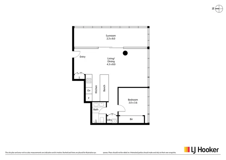Floorplan of Homely apartment listing, 905/45 Ainslie Avenue, Braddon ACT 2612