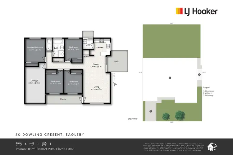 Floorplan of Homely house listing, 30 Dowling Crescent, Eagleby QLD 4207