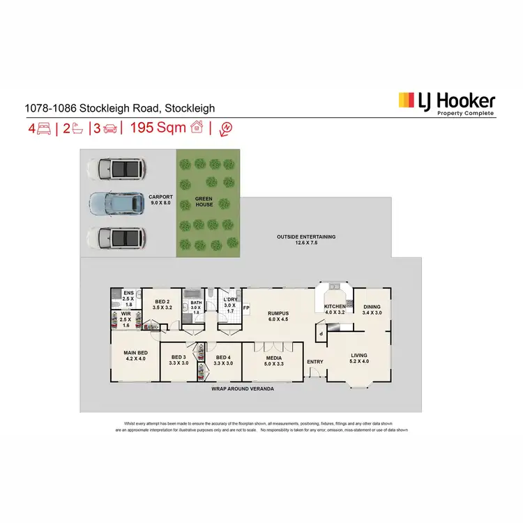 Floorplan of Homely house listing, 1078-1086 Stockleigh Road, Stockleigh QLD 4280