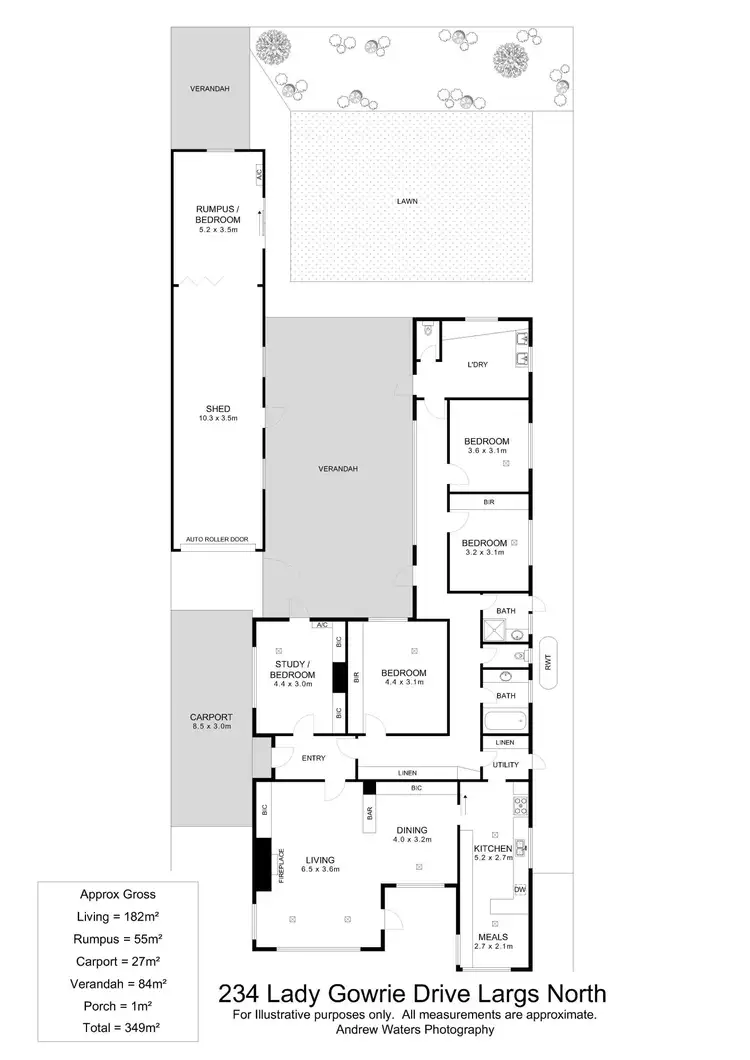 Floorplan of Homely house listing, 234 Lady Gowrie Drive, Largs North SA 5016