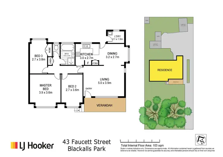 Floorplan of Homely house listing, 43 Faucett Street, Blackalls Park NSW 2283