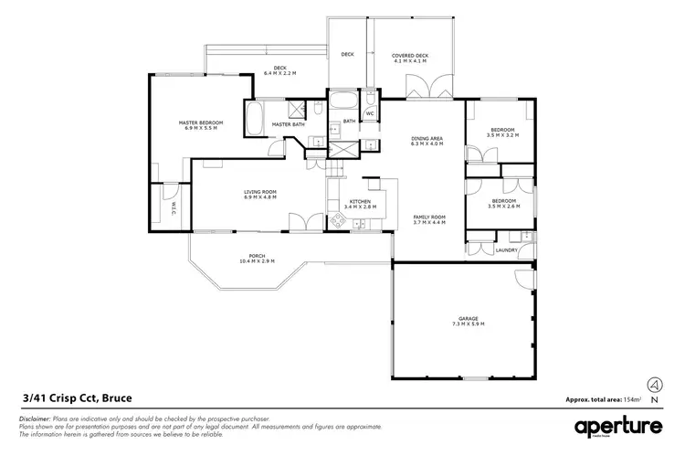 Floorplan of Homely house listing, 3/41 Crisp Circuit, Bruce ACT 2617