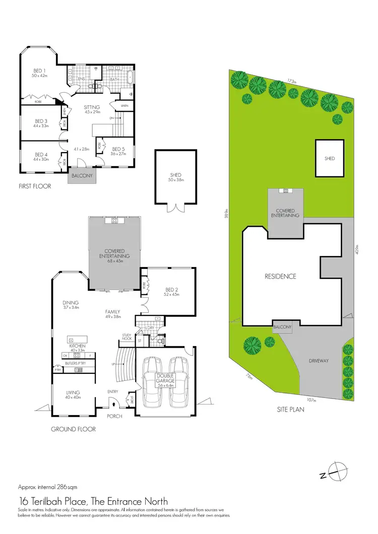 Floorplan of Homely house listing, 16 Terilbah Place, The Entrance North NSW 2261