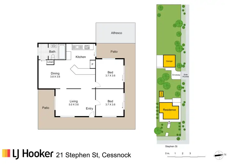 Floorplan of Homely house listing, 21 Stephen Street, Cessnock NSW 2325