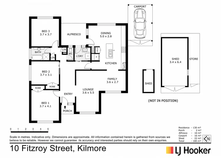 Floorplan of Homely house listing, 10 Fitzroy Street, Kilmore VIC 3764