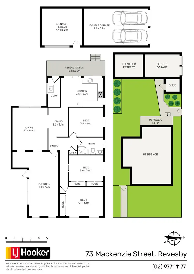 Floorplan of Homely house listing, 73 MacKenzie Street, Revesby NSW 2212