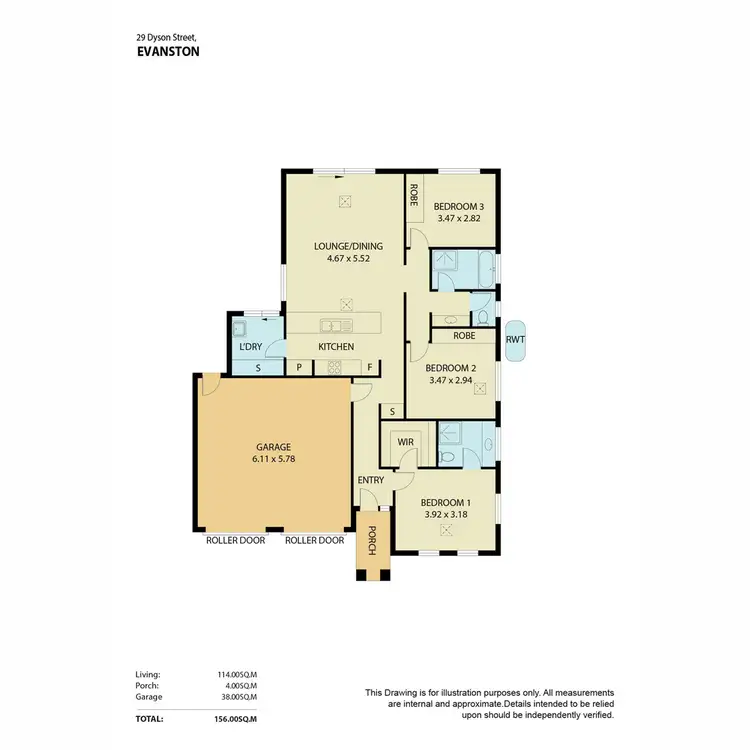 Floorplan of Homely house listing, 29 Dyson Street, Evanston SA 5116