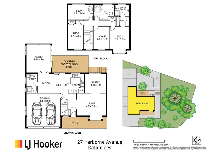 Floorplan of Homely house listing, 27 Harborne Avenue, Rathmines NSW 2283