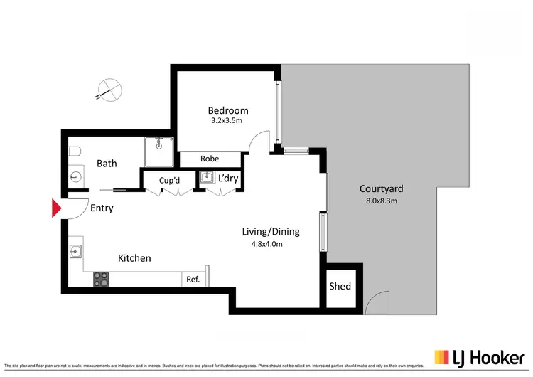 Floorplan of Homely apartment listing, 1/20 Bradfield Street, Downer ACT 2602