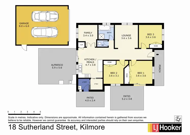 Floorplan of Homely house listing, 18 Sutherland Street, Kilmore VIC 3764