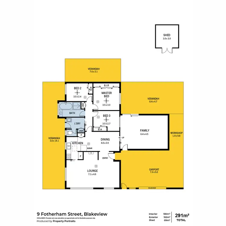Floorplan of Homely house listing, 9 Fotherham Street, Blakeview SA 5114