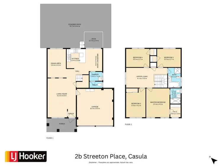 Floorplan of Homely house listing, 2B Streeton Place, Casula NSW 2170