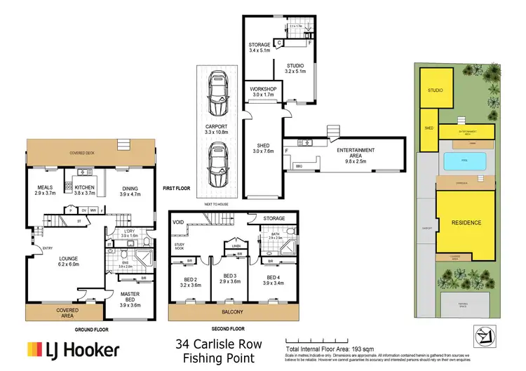 Floorplan of Homely house listing, 34 Carlisle Row, Fishing Point NSW 2283