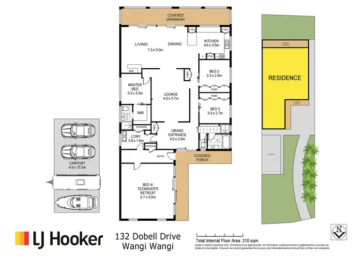 Floorplan of Homely house listing, 132 Dobell Drive, Wangi Wangi NSW 2267