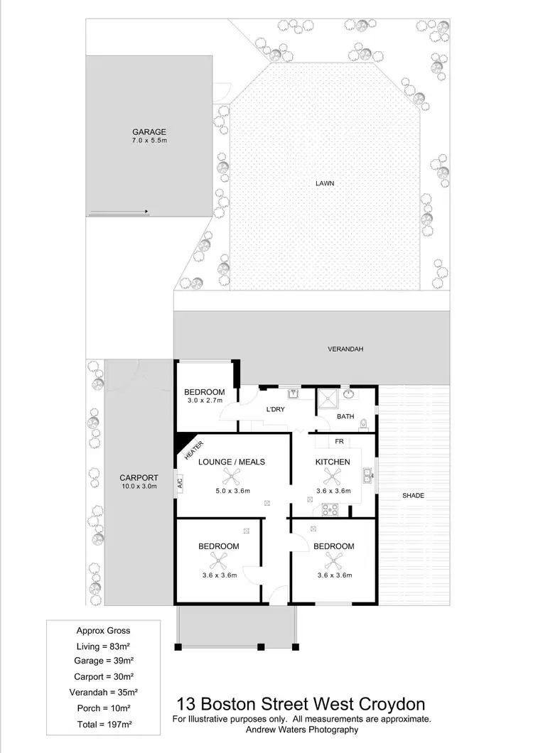 Floorplan of Homely house listing, 13 Boston Street, West Croydon SA 5008