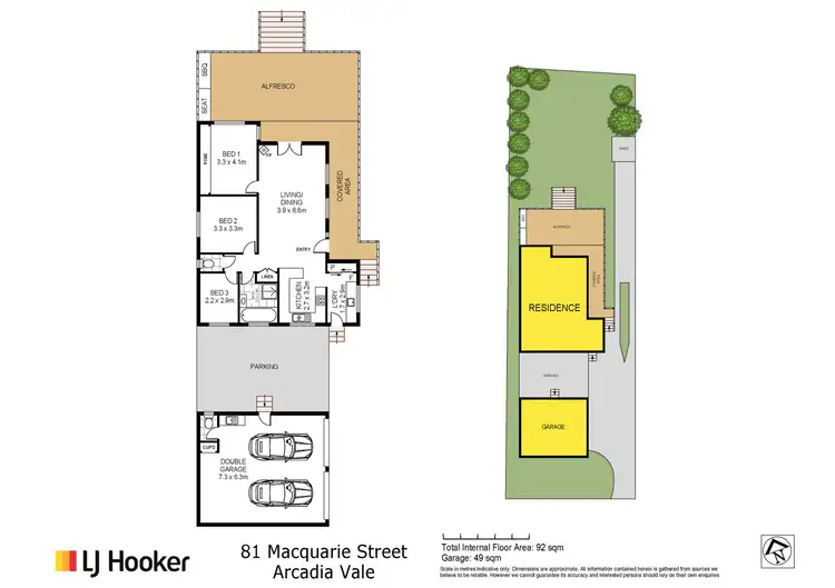 Floorplan of Homely house listing, 81 Macquarie Street, Arcadia Vale NSW 2283