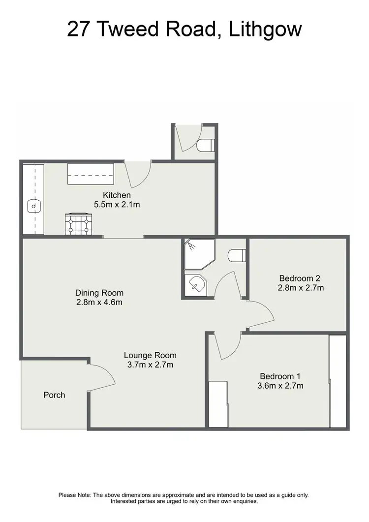 Floorplan of Homely house listing, 27 Tweed Road, Lithgow NSW 2790