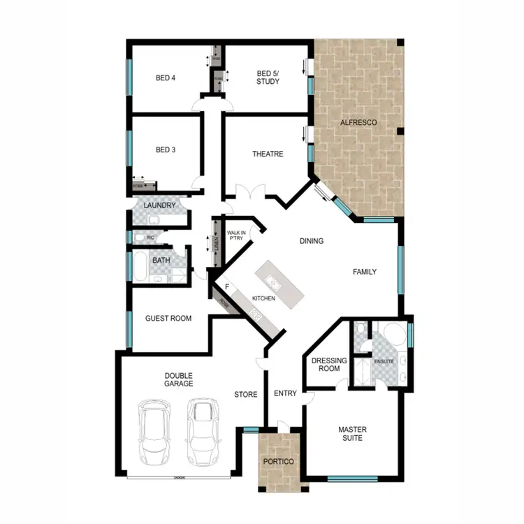 Floorplan of Homely house listing, 23 Athena Street, Dalyellup WA 6230