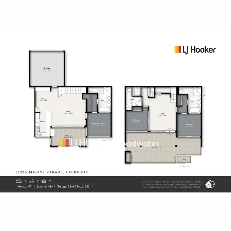 Floorplan of Homely apartment listing, 5/326 Marine Parade, Labrador QLD 4215