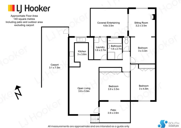 Floorplan of Homely house listing, 17 Pleasurelea Drive, Sunshine Bay NSW 2536