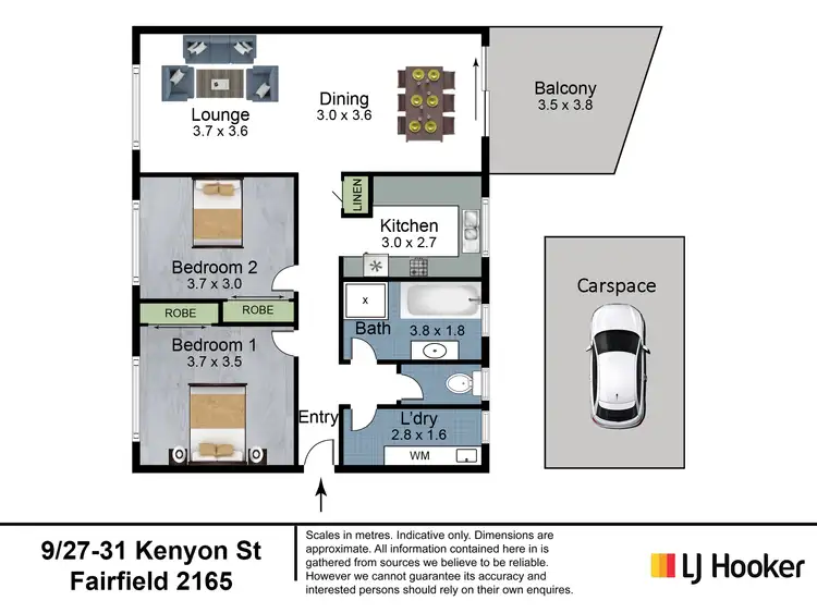 Floorplan of Homely unit listing, 9/27-31 Kenyon Street, Fairfield NSW 2165