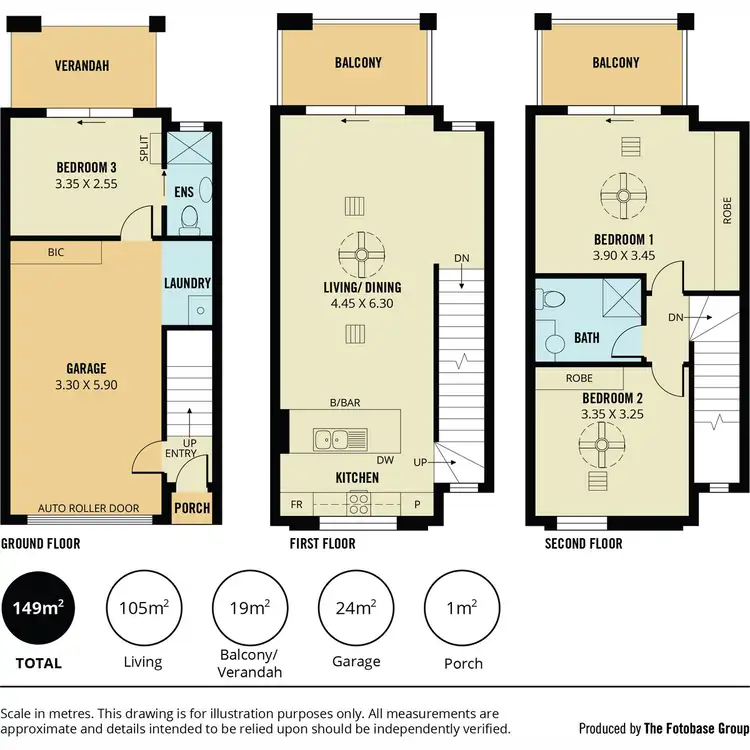 Floorplan of Homely unit listing, 6/5 Coventry Street, Mawson Lakes SA 5095