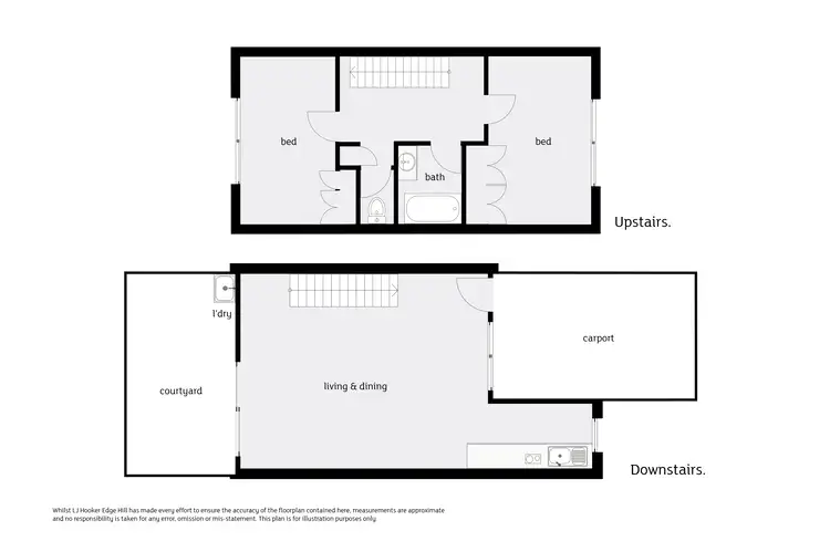 Floorplan of Homely townhouse listing, 6/10 Crathern Close, Edge Hill QLD 4870