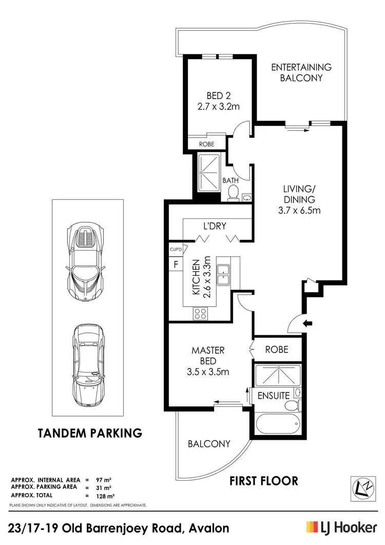 Floorplan of Homely apartment listing, 23/17-19 Old Barrenjoey Road, Avalon Beach NSW 2107